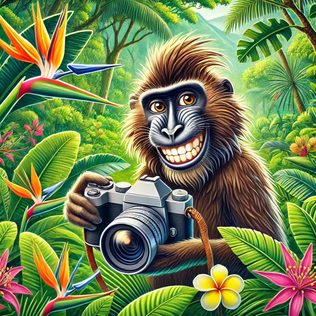 Macaque Selfie